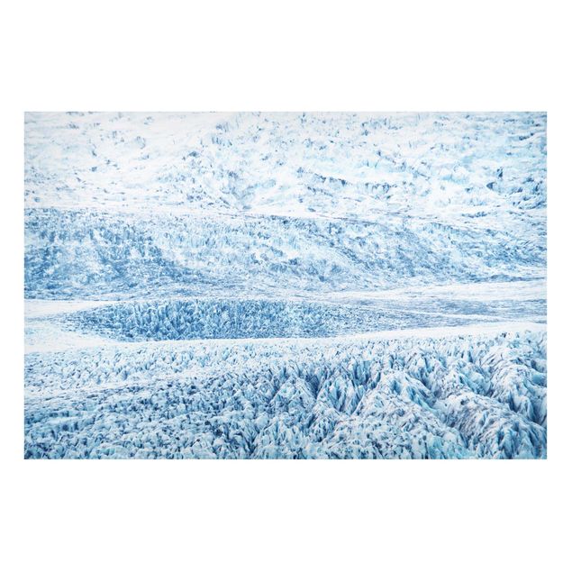 Tavlor landskap Icelandic Glacier Pattern