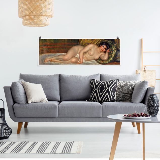 Konststilar Impressionism Auguste Renoir - Lying female Nude (Gabrielle)