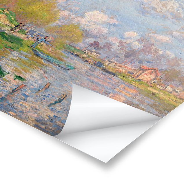 Posters landskap Claude Monet - Spring On The Seine
