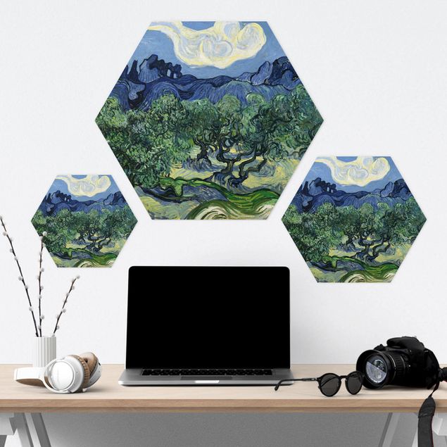Tavlor konstutskrifter Vincent Van Gogh - Olive Trees