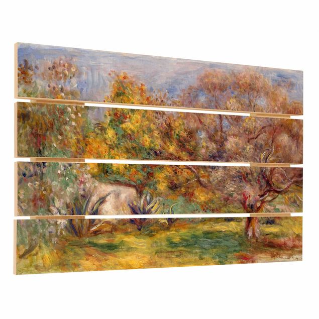 Trätavlor landskap Auguste Renoir - Olive Garden