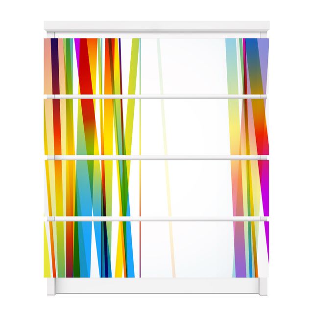 Möbelfolier Rainbow Stripes