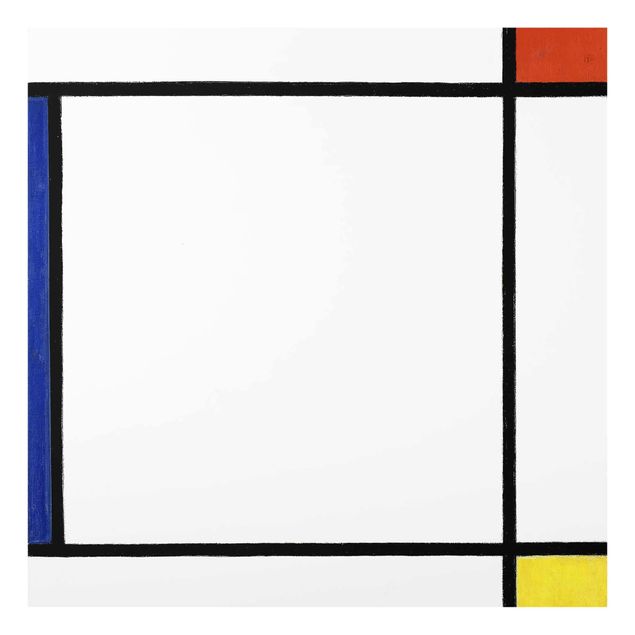 Tavlor modernt Piet Mondrian - Composition III with Red, Yellow and Blue