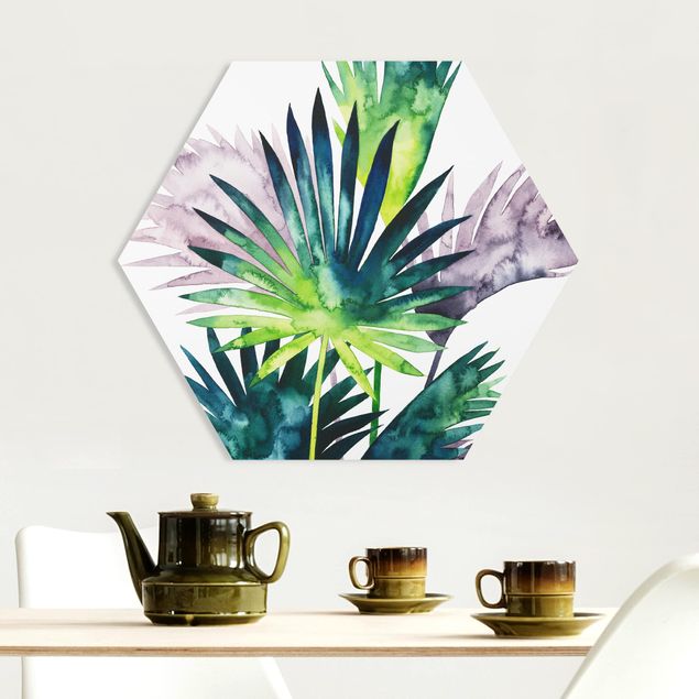 Tavlor blommor Exotic Foliage - Fan Palm