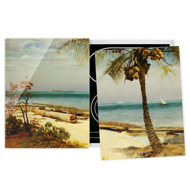 Kök dekoration Albert Bierstadt - Tropical Coast