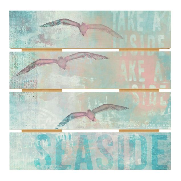 Tavlor Shabby Chic Collage - Seagulls