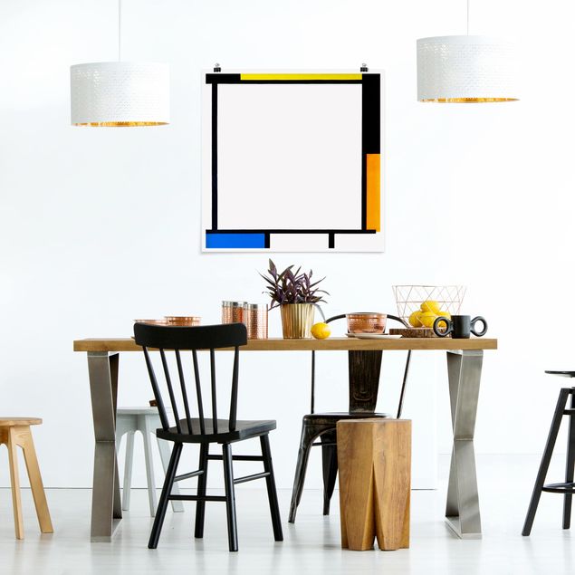 Kök dekoration Piet Mondrian - Composition II