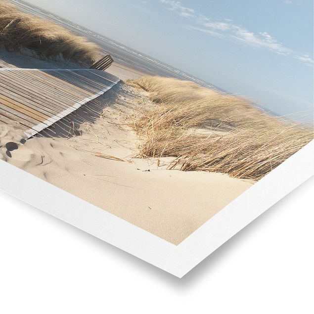 Posters landskap Baltic Sea Beach