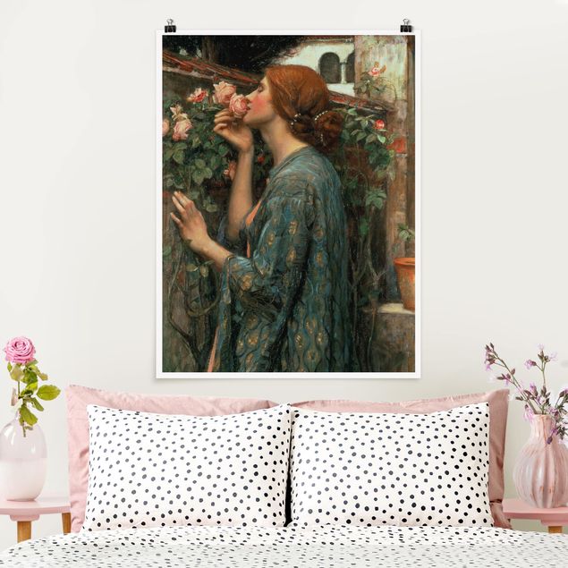 Kök dekoration John William Waterhouse - The Soul Of The Rose