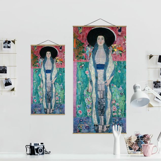 Tavlor porträtt Gustav Klimt - Portrait Adele Bloch-Bauer II