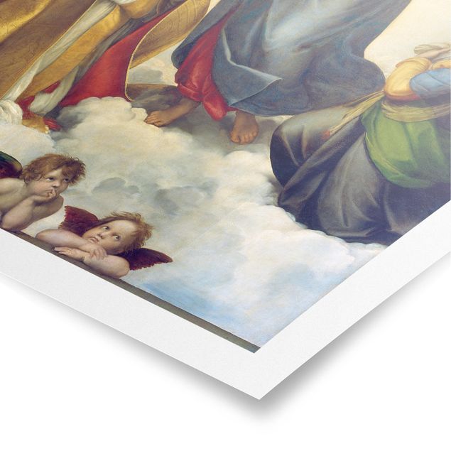 Posters konstutskrifter Raffael - The Sistine Madonna