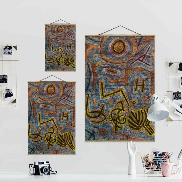 Tavlor abstrakt Paul Klee - Catharsis