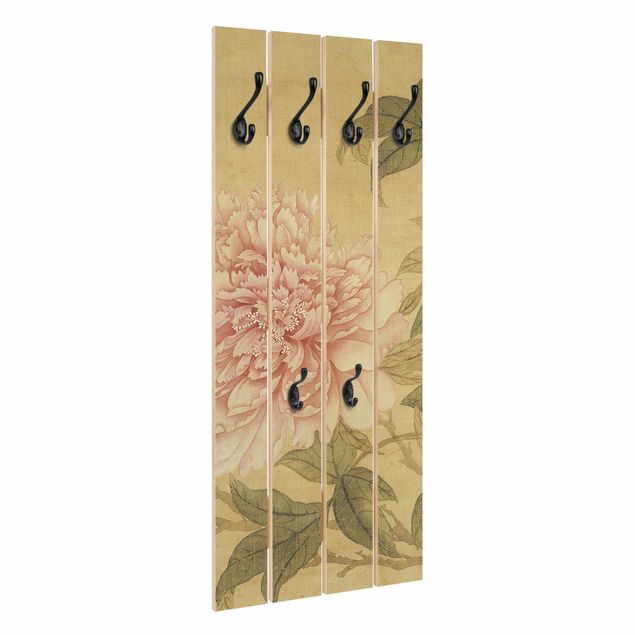 Klädhängare vägg beige Yun Shouping - Chrysanthemum
