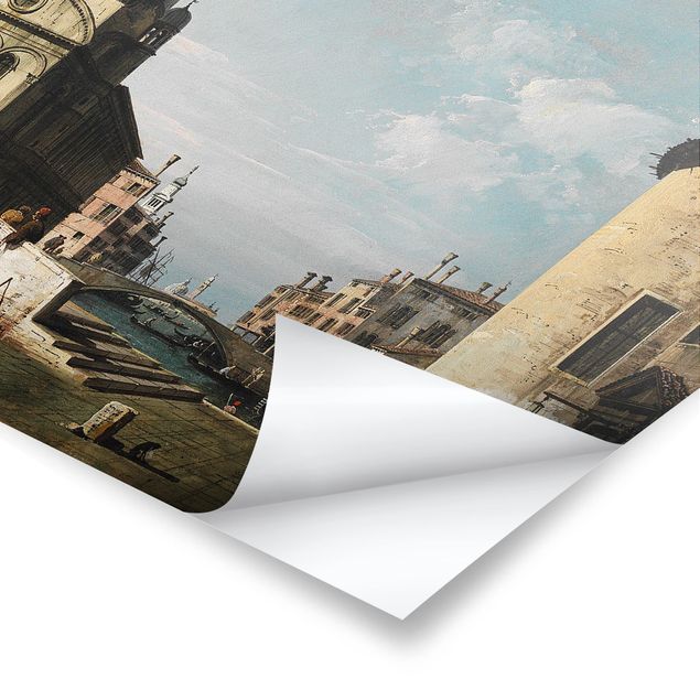 Posters arkitektur och skyline Bernardo Bellotto - Venetian Capriccio