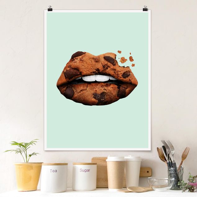Kök dekoration Lips With Biscuit