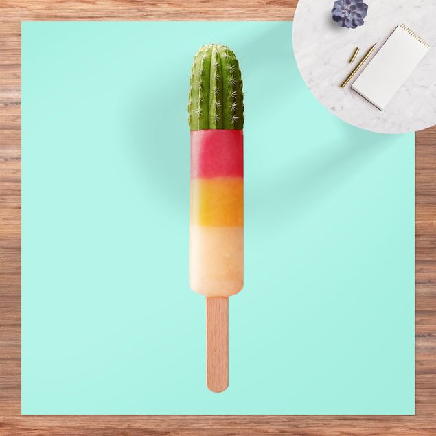 balkongmattor Popsicle With Cactus