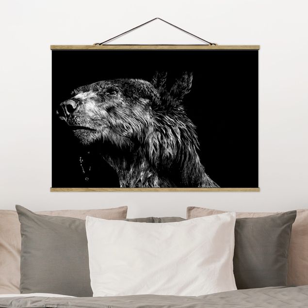 Tavlor björnar Bear In The Dark