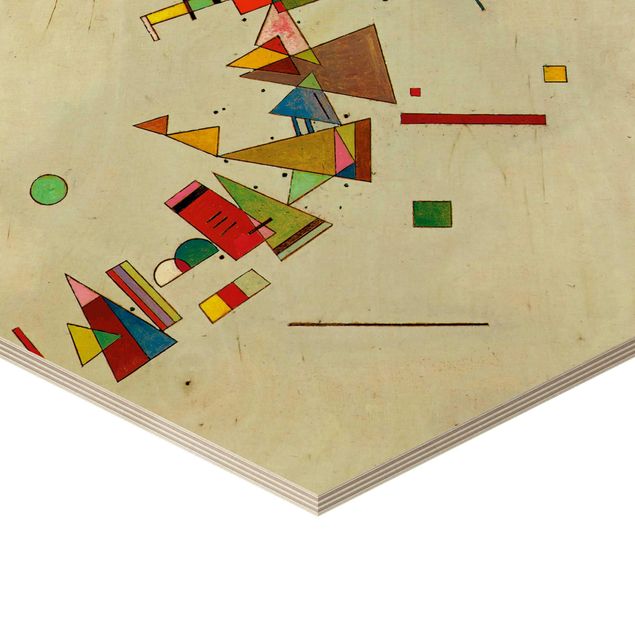 Hexagonala tavlor Wassily Kandinsky - Angular Swing