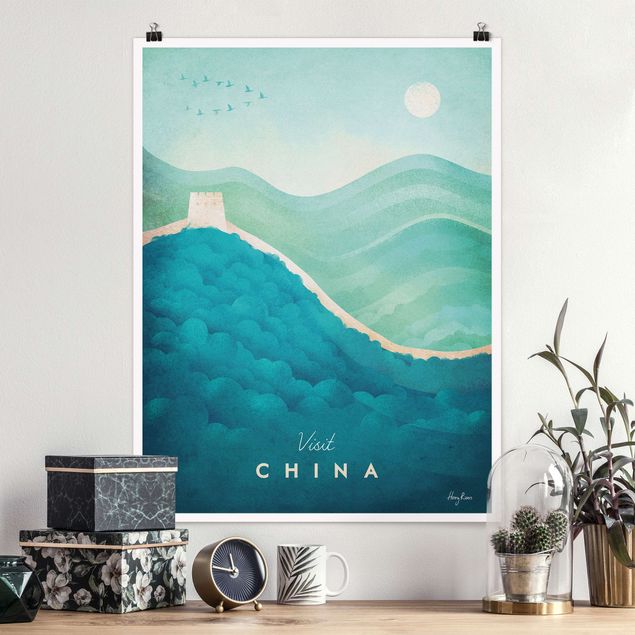 Kök dekoration Travel Poster - China
