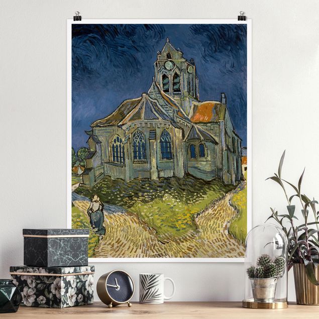 Kök dekoration Vincent van Gogh - The Church at Auvers