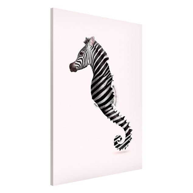 Tavlor fisk Seahorse With Zebra Stripes