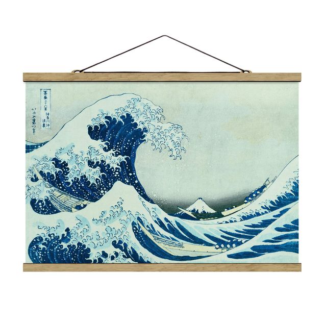 Tavlor bergen Katsushika Hokusai - The Great Wave At Kanagawa