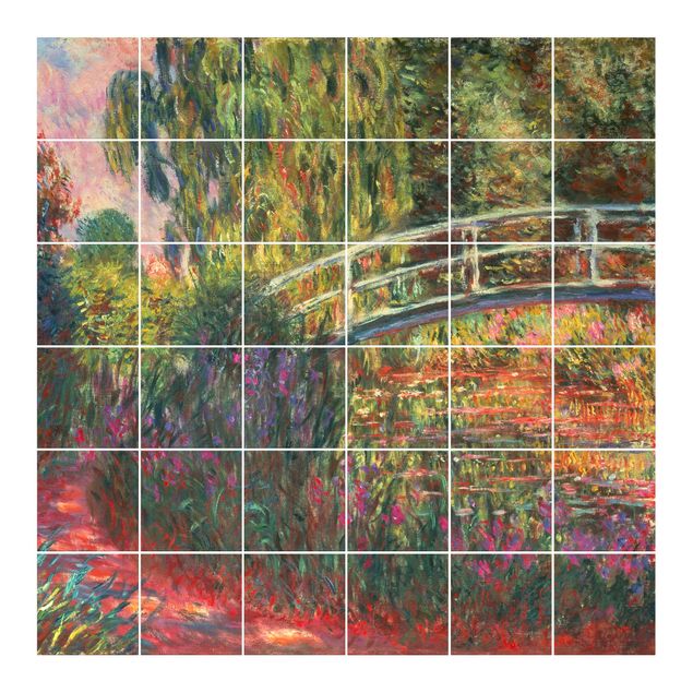 Konstutskrifter Claude Monet - Japanese Bridge In The Garden Of Giverny