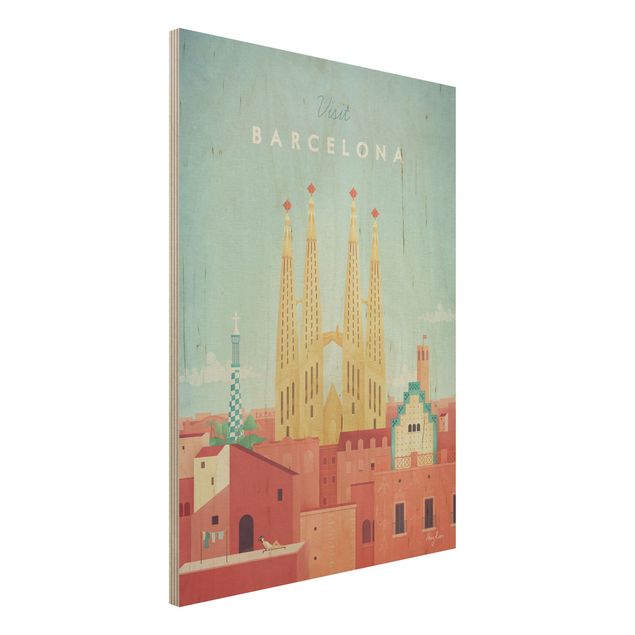 Kök dekoration Travel Poster - Barcelona