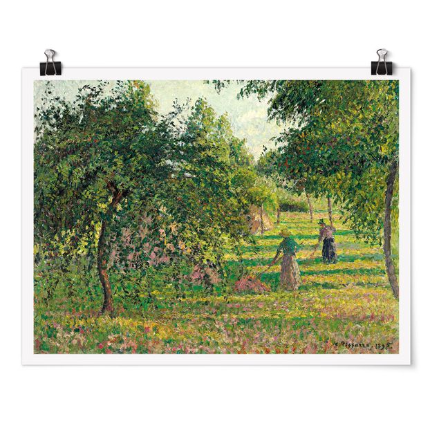 Konststilar Post Impressionism Camille Pissarro - Apple Trees And Tedders, Eragny