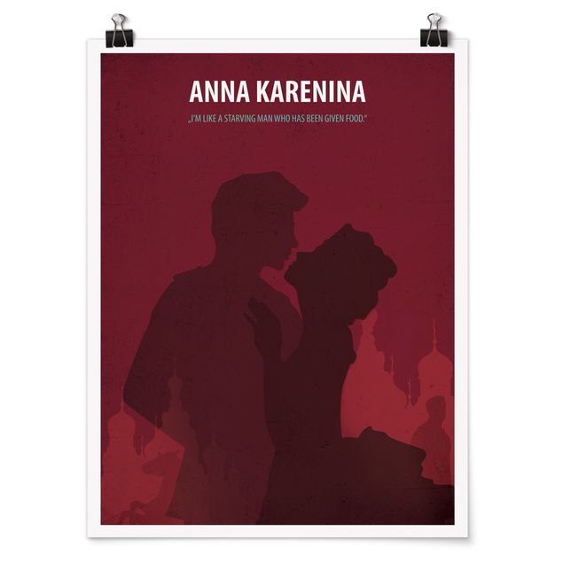 Tavlor konstutskrifter Film Poster Anna Karenina