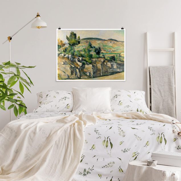 Konststilar Post Impressionism Paul Cézanne - Hillside In Provence