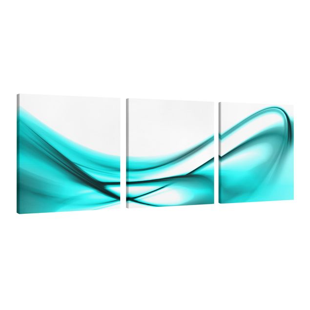 Tavlor modernt Turquoise Design