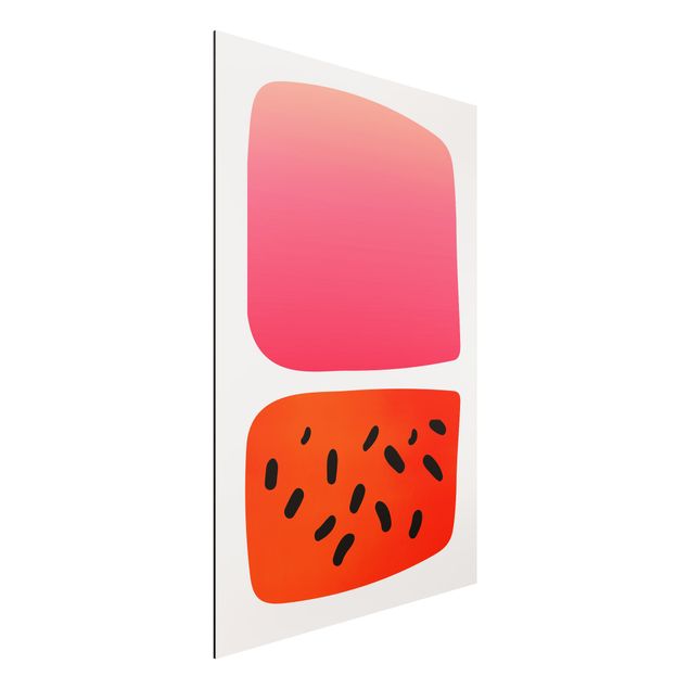 Kök dekoration Abstract Shapes - Melon And Pink