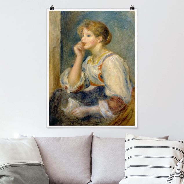 Kök dekoration Auguste Renoir - Woman with a Letter