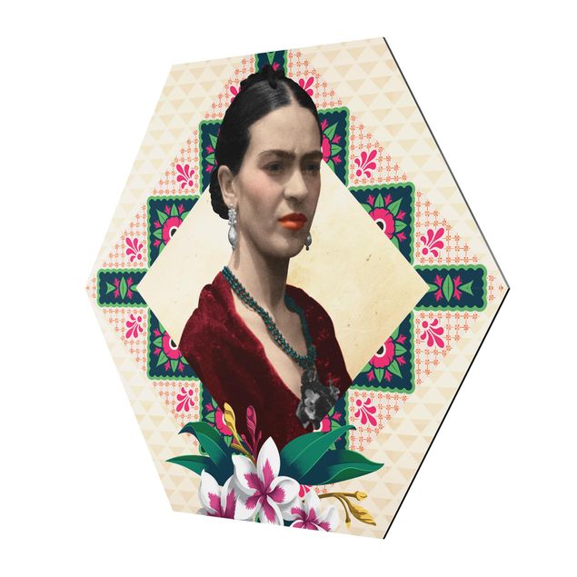 Tavlor Frida Kahlo Frida Kahlo - Flowers And Geometry