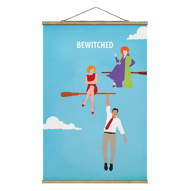 Tavlor modernt Film Poster Bewitched