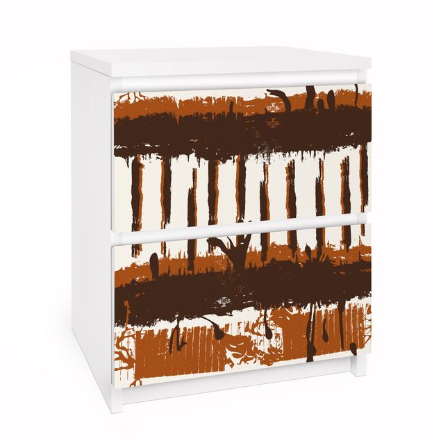 Självhäftande folier mönster Billy Bookshelf – Ethno Strips