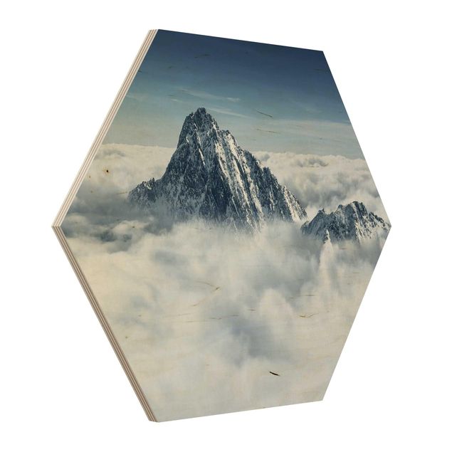 Hexagonala tavlor The Alps Above The Clouds