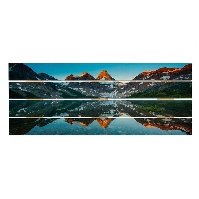 Tavlor Mountain Landscape At Lake Magog In Canada