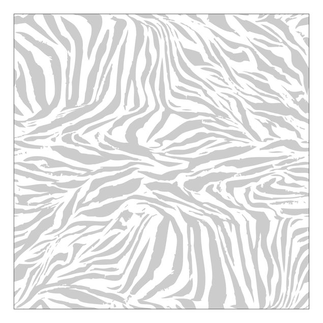 Möbelfolier Zebra Design Light Grey Stripe Pattern