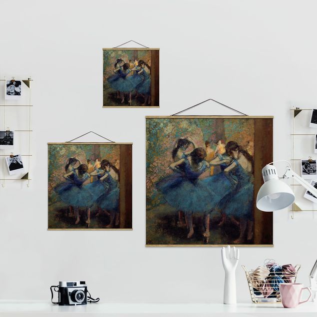 Tavlor konstutskrifter Edgar Degas - Blue Dancers