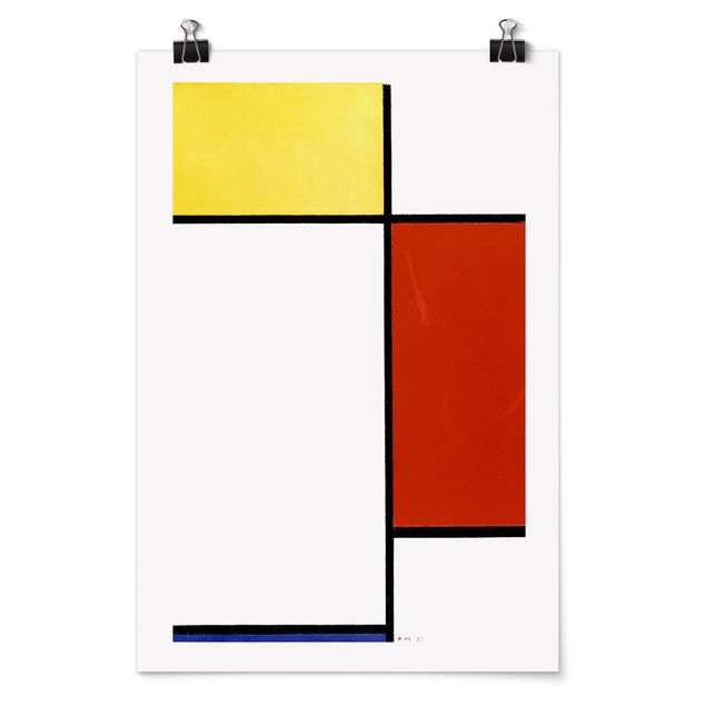 Konststilar Piet Mondrian - Composition I