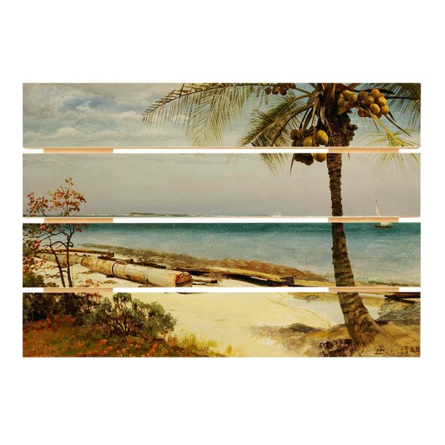 Konststilar Albert Bierstadt - Tropical Coast