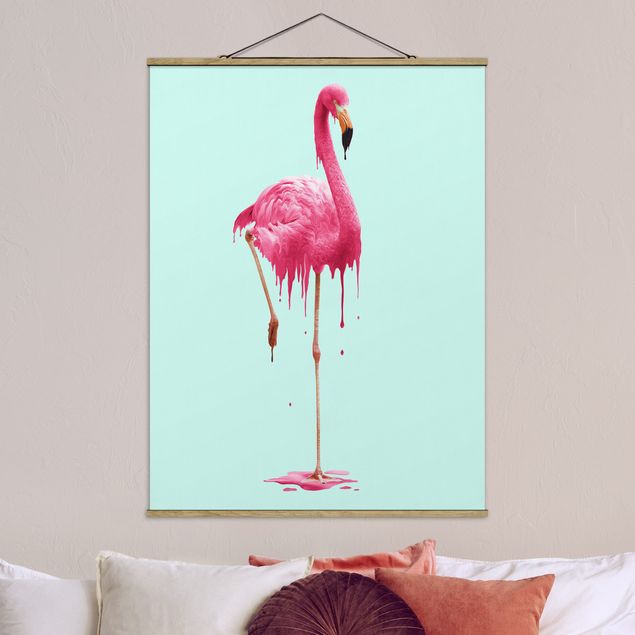 Kök dekoration Melting Flamingo