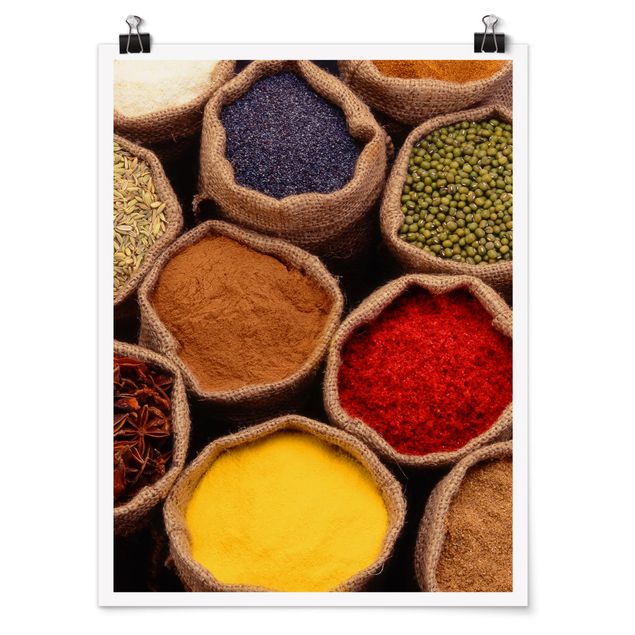 Tavlor färgglada Colourful Spices