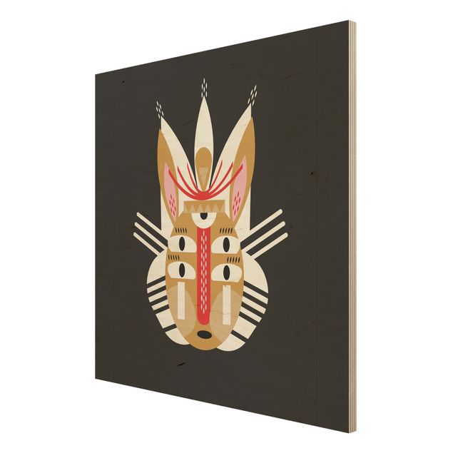 Tavlor Collage Ethno Mask - Rabbit
