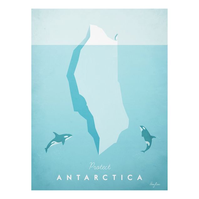 Tavlor fisk Travel Poster - Antarctica