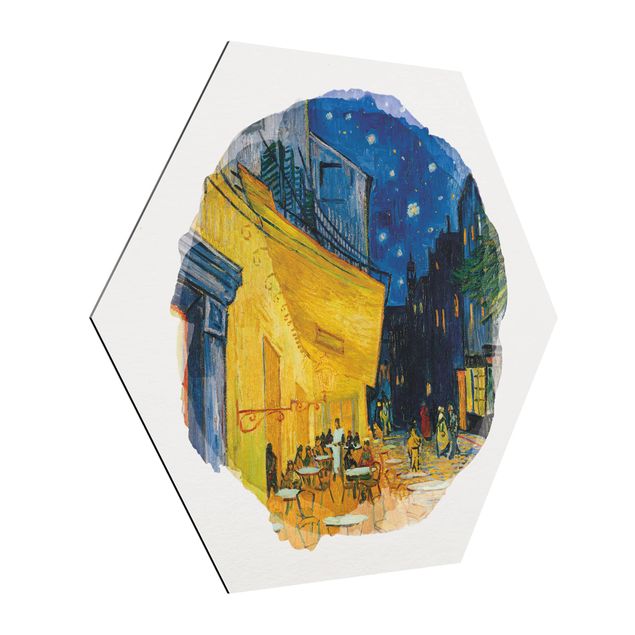 Konststilar Post Impressionism WaterColours - Vincent Van Gogh - Cafe Terrace In Arles