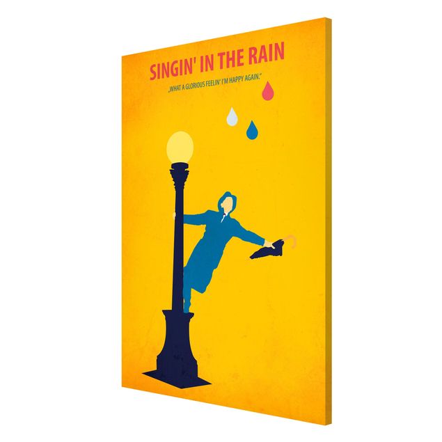 Tavlor porträtt Film Poster Singing In The Rain