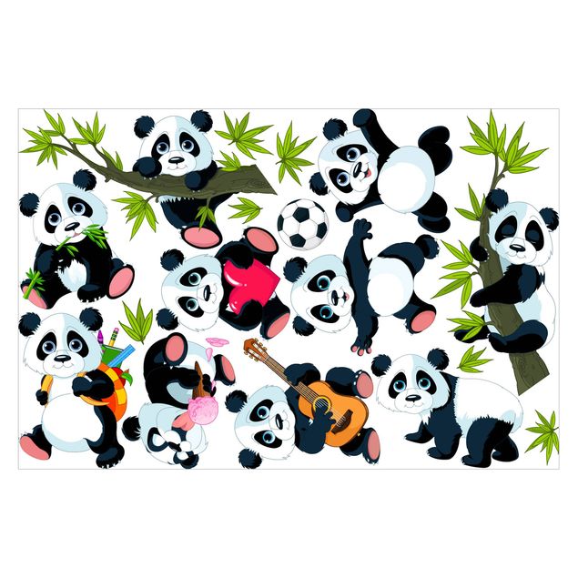 Självhäftande folier Panda Bear Mega Set